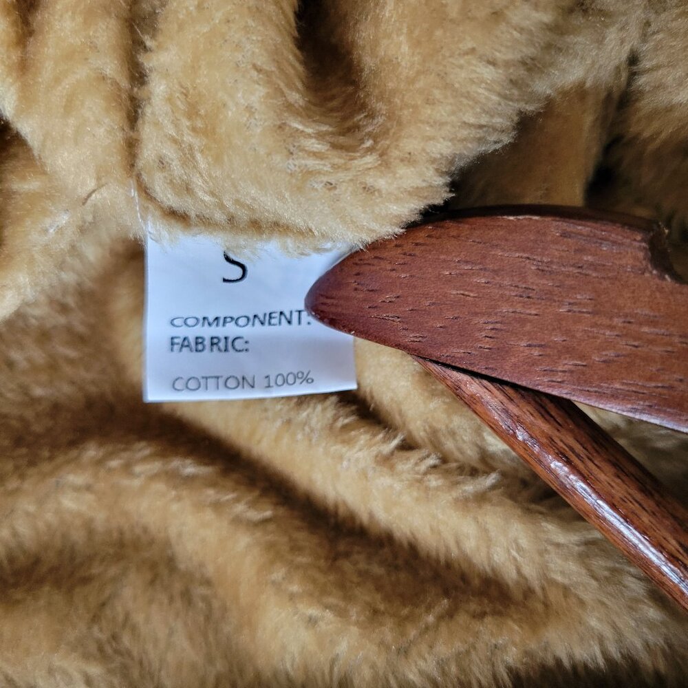 Vintage Men Wear Chore Coat Jacket, 100% Cotton, Lined, Insulated, Sm Zip Front - Picture 6 of 8